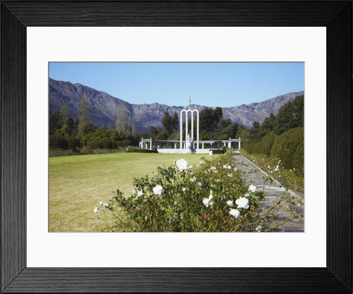 Framed Print : Huguenot Monument, Franschhoek, Western Cape, South Africa Framed Print : Huguenot Monument, Franschhoek, Western Cape, South Africa