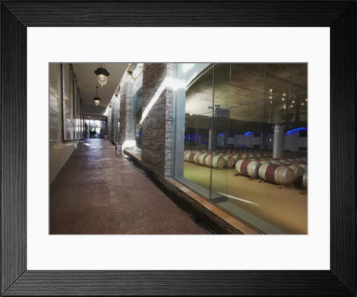 Framed Print : Wine cellar at Delaire Wine Estate, Stellenbosch, Western Cape, South Africa Framed Print : Wine cellar at Delaire Wine Estate, Stellenbosch, Western Cape, South Africa