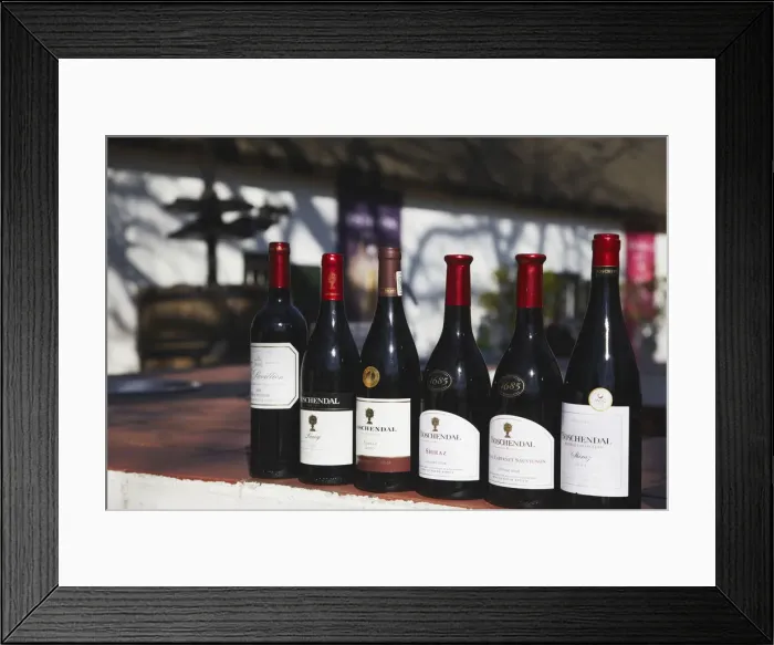 Framed Print : Bottles of wine at Boschendal Wine Estate, Franschhoek, Western Cape, South Africa Framed Print : Bottles of wine at Boschendal Wine Estate, Franschhoek, Western Cape, South Africa