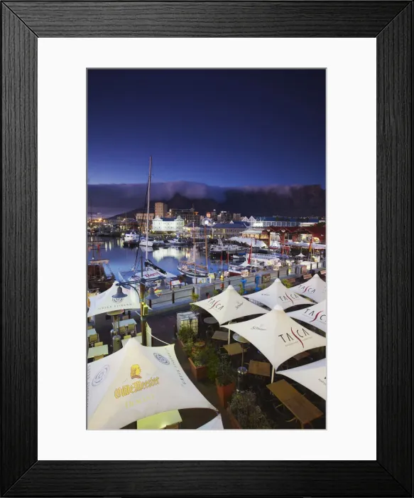 Framed Print : Victoria and Alfred Waterfront at dawn, Cape Town, Western Cape, South Africa Framed Print : Victoria and Alfred Waterfront at dawn, Cape Town, Western Cape, South Africa