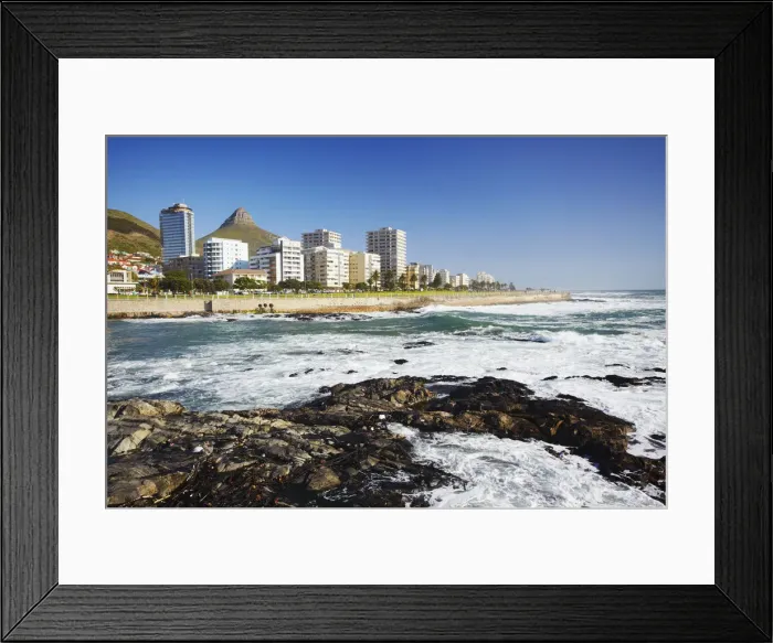 Framed Print : Three Anchor Bay, Cape Town, Western Cape, South Africa Framed Print : Three Anchor Bay, Cape Town, Western Cape, South Africa