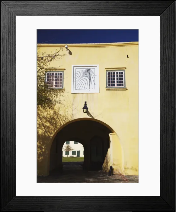 Framed Print : Sun dial in Castle of Good Hope, City Bowl, Cape Town, Western Cape, South Africa Framed Print : Sun dial in Castle of Good Hope, City Bowl, Cape Town, Western Cape, South Africa