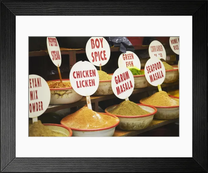 Framed Print : Indian spices at Victoria Street Market, Durban, KwaZulu-Natal, South Africa Framed Print : Indian spices at Victoria Street Market, Durban, KwaZulu-Natal, South Africa