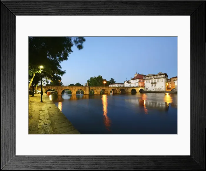 Framed Print : The roman bridge of Chaves, also known as Trajan bridge, dating back to the 1st century Framed Print : The roman bridge of Chaves, also known as Trajan bridge, dating back to the 1st century