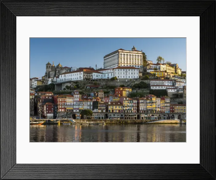 Framed Print : Ribeira district skyline, Porto, Portugal Framed Print : Ribeira district skyline, Porto, Portugal