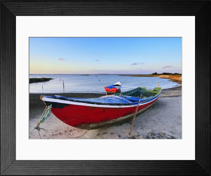 Framed Print : Carrasqueira, a fishing harbour at dusk. Alentejo, Portugal Framed Print : Carrasqueira, a fishing harbour at dusk. Alentejo, Portugal