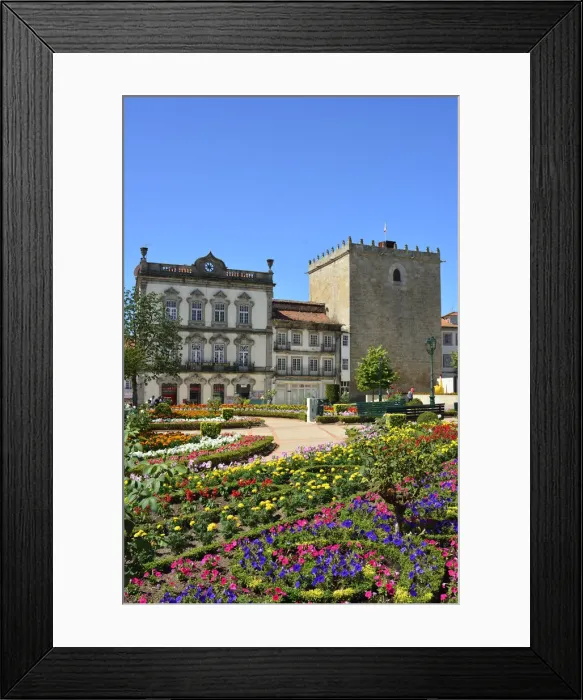 Framed Print : The historical centre of Barcelos with the medieval tower, dating back to the 15th Framed Print : The historical centre of Barcelos with the medieval tower, dating back to the 15th