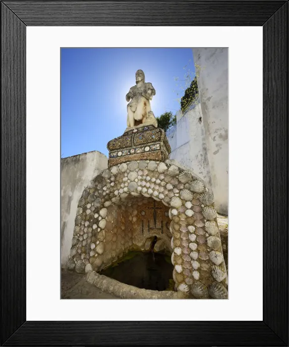 Framed Print : Fountain in the Arrabida Monastery. Arrabida Nature Park. Setubal, Portugal Framed Print : Fountain in the Arrabida Monastery. Arrabida Nature Park. Setubal, Portugal