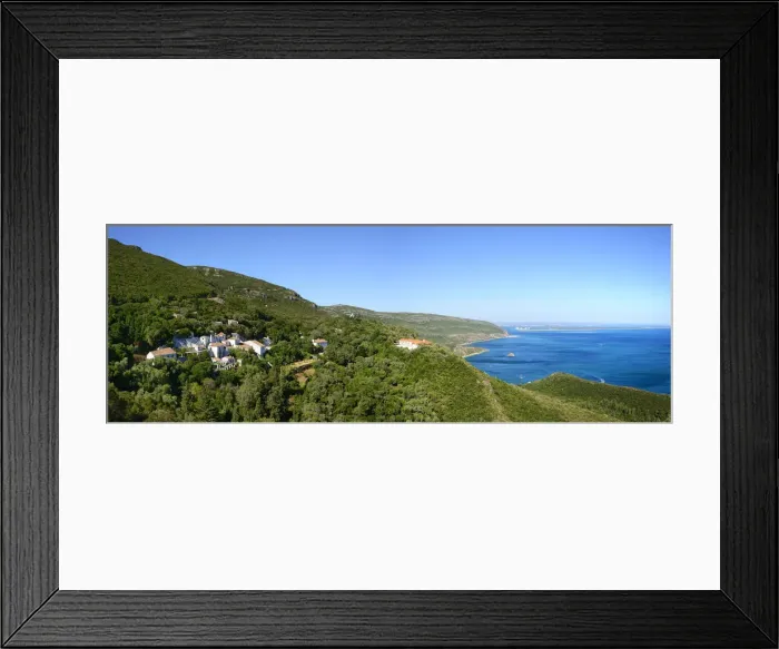 Framed Print : The Arrabida Monastery, dating back to the 16th century, in the Arrabida Nature Park Framed Print : The Arrabida Monastery, dating back to the 16th century, in the Arrabida Nature Park