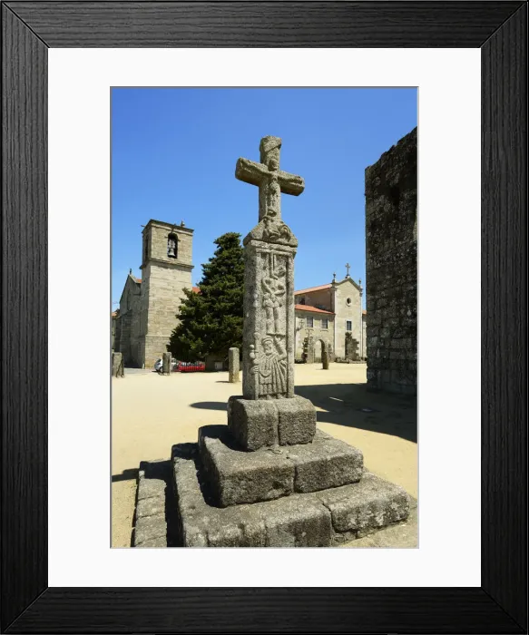 Framed Print : The Rooster Cross, dating back to the 18th century, represents the Rooster miracle Framed Print : The Rooster Cross, dating back to the 18th century, represents the Rooster miracle