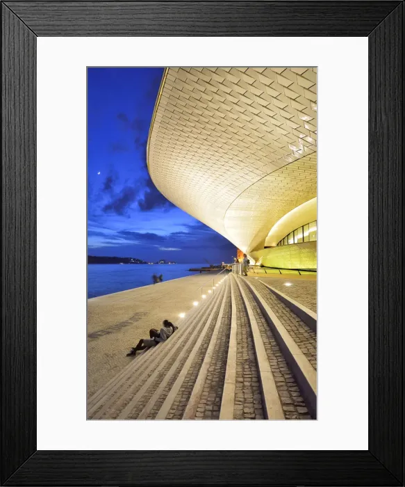 Framed Print : The MaT (Museum of Art, Architecture and Technology), bordering the Tagus river Framed Print : The MaT (Museum of Art, Architecture and Technology), bordering the Tagus river