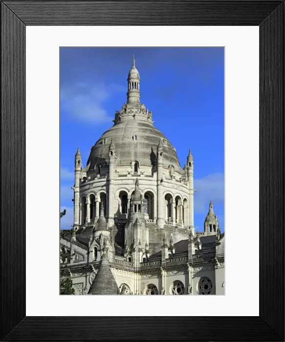 Framed Print : Basilica of St. Therese, Lisieux, Calvados departement, Lower Normandy, France