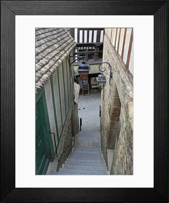 Framed Print : Mont Saint-Michel, Manche department, Lower Normandy, France Framed Print : Mont Saint-Michel, Manche department, Lower Normandy, France