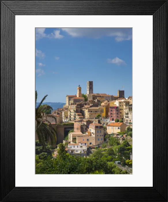 Framed Print : Grasse, Alpes-Maritimes, Provence-Alpes-Cote D Azur, French Riviera, France