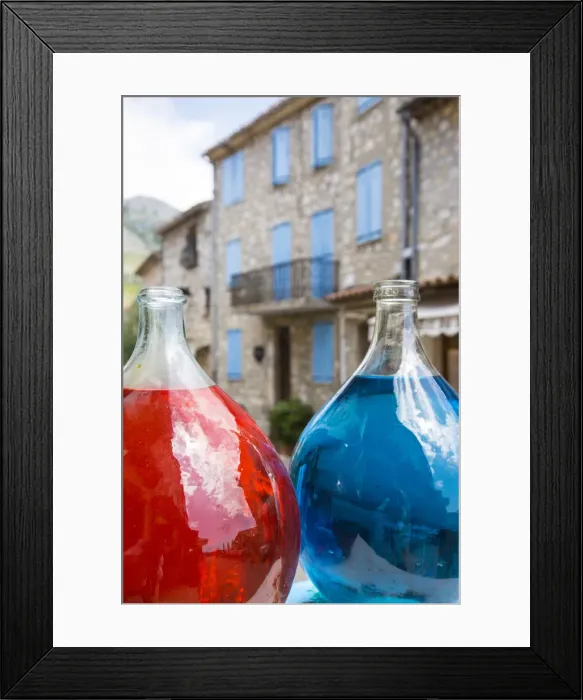 Framed Print : Perfume Jars, Gourdon, Alpes-Maritimes, Provence-Alpes-Cote D Azur, French Riviera Framed Print : Perfume Jars, Gourdon, Alpes-Maritimes, Provence-Alpes-Cote D Azur, French Riviera