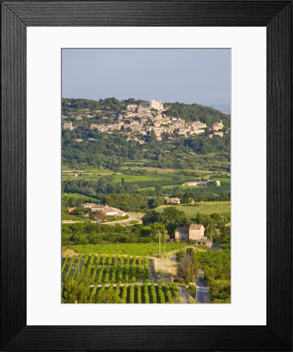 Framed Print : View Towards Lacoste from Bonnieux Vaucluse, Provence Alpes Cote D Azur, France Framed Print : View Towards Lacoste from Bonnieux Vaucluse, Provence Alpes Cote D Azur, France