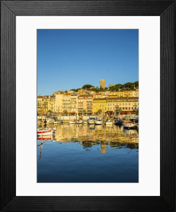 Framed Print : Le Vieux Port, Cannes, Alpes-Maritimes, Provence-Alpes-Cote D Azur, French Riviera Framed Print : Le Vieux Port, Cannes, Alpes-Maritimes, Provence-Alpes-Cote D Azur, French Riviera