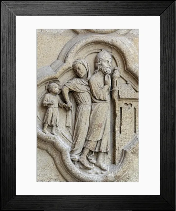 Framed Print : Cathedral of Our Lady of Amiens, UNESCO World Heritage Site, Amiens, Somme department