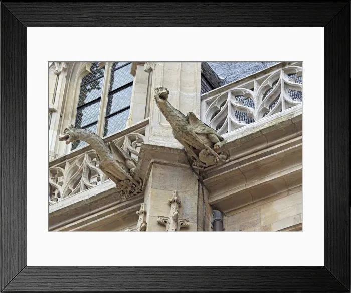 Framed Print : Palais de Justice, Rouen, Seine-Maritime department, Upper Normandy, France