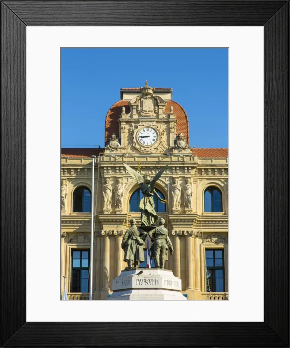 Framed Print : Hotel de Ville, Cannes, Alpes-Maritimes, Provence-Alpes-Cote D Azur, French Riviera Framed Print : Hotel de Ville, Cannes, Alpes-Maritimes, Provence-Alpes-Cote D Azur, French Riviera