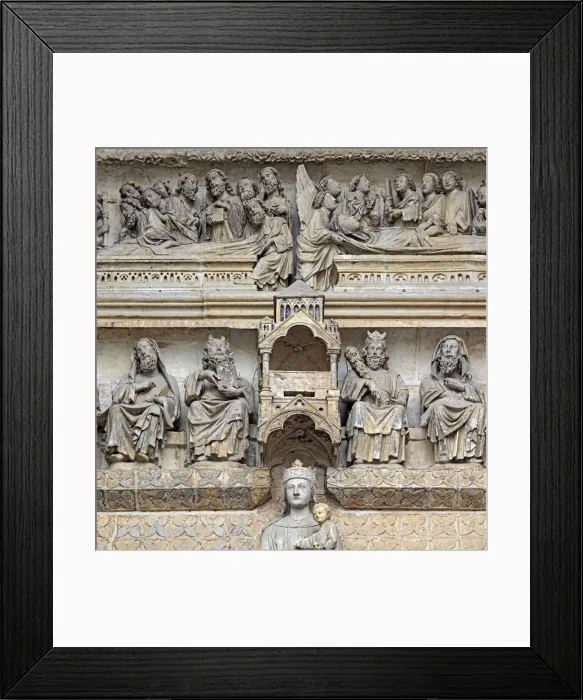 Framed Print : Cathedral of Our Lady of Amiens, UNESCO World Heritage Site, Amiens, Somme department