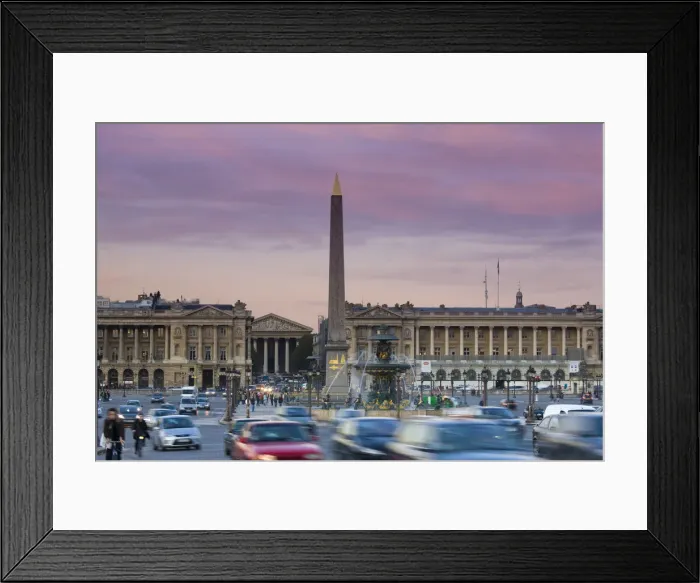 Framed Print : France, Paris, Place de la Concorde Framed Print : France, Paris, Place de la Concorde