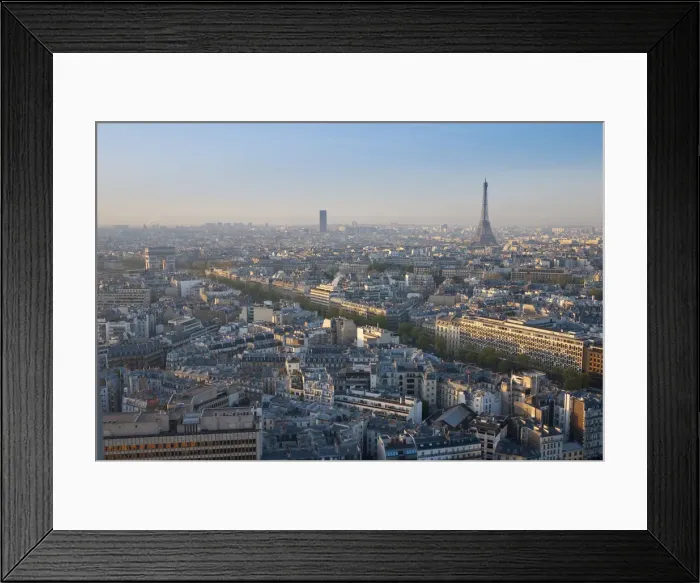 Framed Print : Eiffel Tower and skyline of Paris, France Framed Print : Eiffel Tower and skyline of Paris, France
