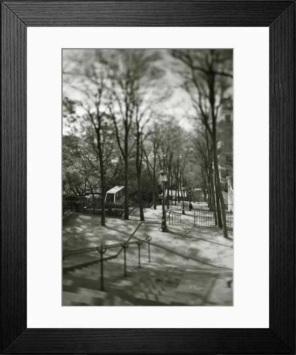 Framed Print : Steps up to Montmartre, Paris, France Framed Print : Steps up to Montmartre, Paris, France