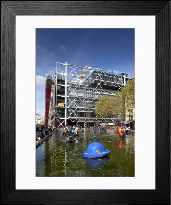 Framed Print : Pompidou Centre, Paris, France Framed Print : Pompidou Centre, Paris, France