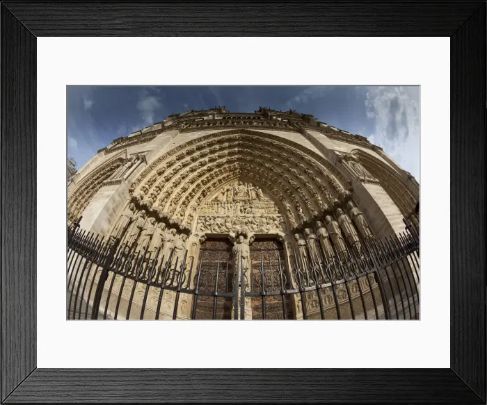 Framed Print : Notre Dame Cathedral, Paris, France
