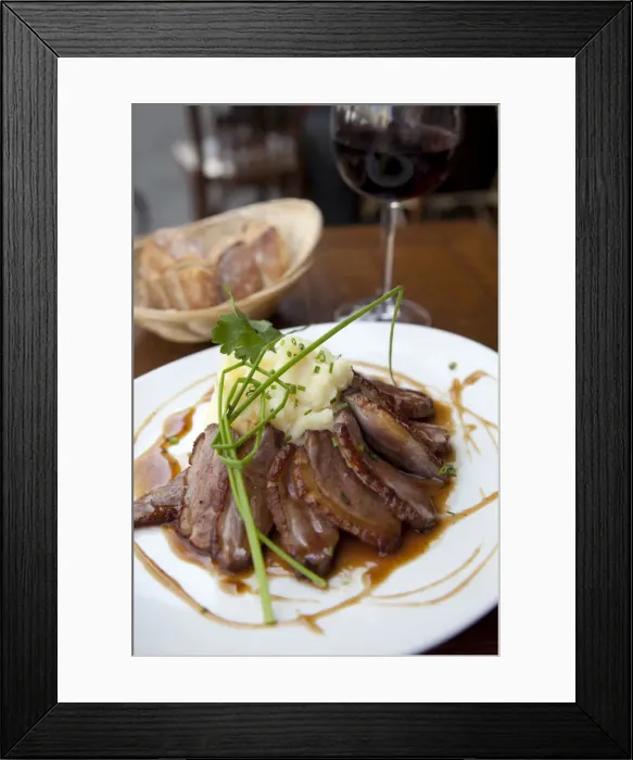 Framed Print : French cuisine, Paris, France Framed Print : French cuisine, Paris, France