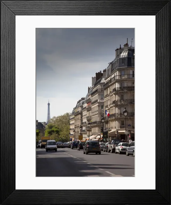 Framed Print : Rue Soufflot, Latin Quarter, Paris, France Framed Print : Rue Soufflot, Latin Quarter, Paris, France