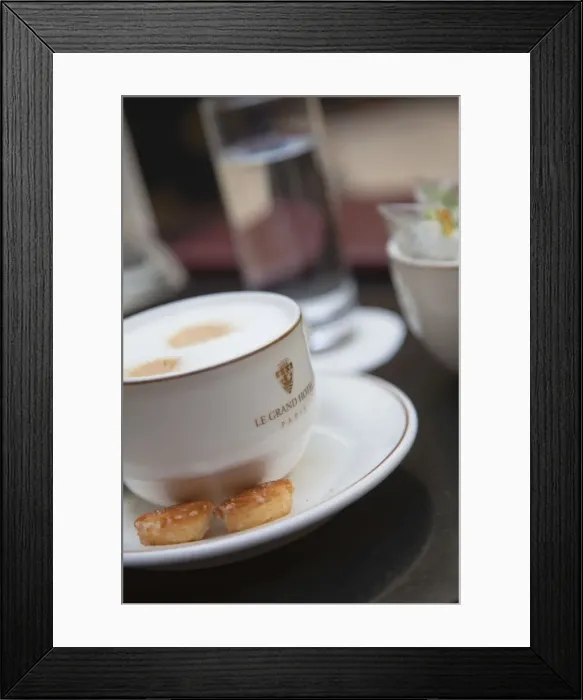 Framed Print : Coffee in the Grand Hotel (Paris Le Grand), Rue Scribe, Paris, France Framed Print : Coffee in the Grand Hotel (Paris Le Grand), Rue Scribe, Paris, France