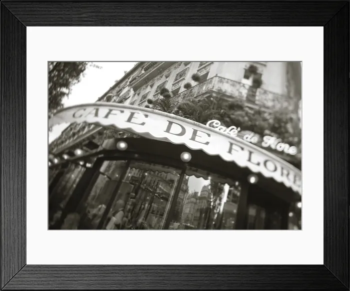 Framed Print : Cafe de Flore, Boulevard St. Germain, Paris, France Framed Print : Cafe de Flore, Boulevard St. Germain, Paris, France