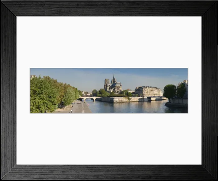 Framed Print : Notre Dame Cathedral & River Seine, Paris, France Framed Print : Notre Dame Cathedral & River Seine, Paris, France