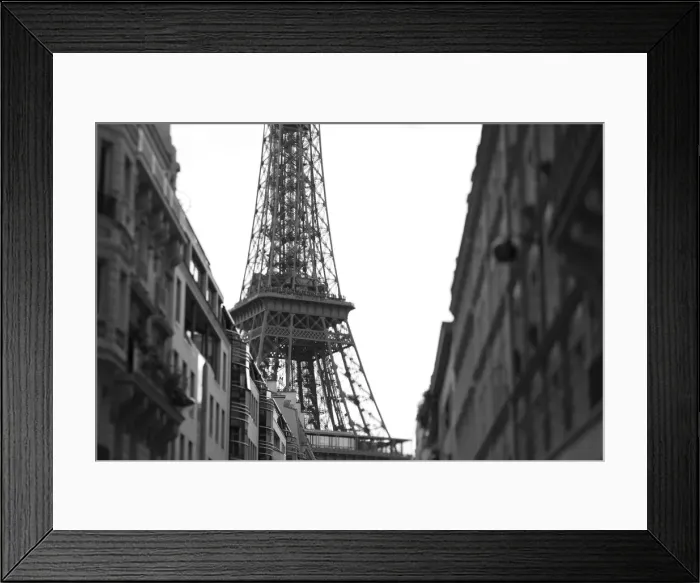 Framed Print : Eiffel Tower and River Seine, Paris, France