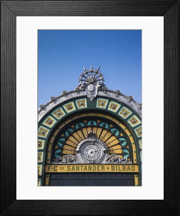 Framed Print : Spain, Basque Country Region, Vizcaya Province, Bilbao of La Concordia, former Santander Framed Print : Spain, Basque Country Region, Vizcaya Province, Bilbao of La Concordia, former Santander