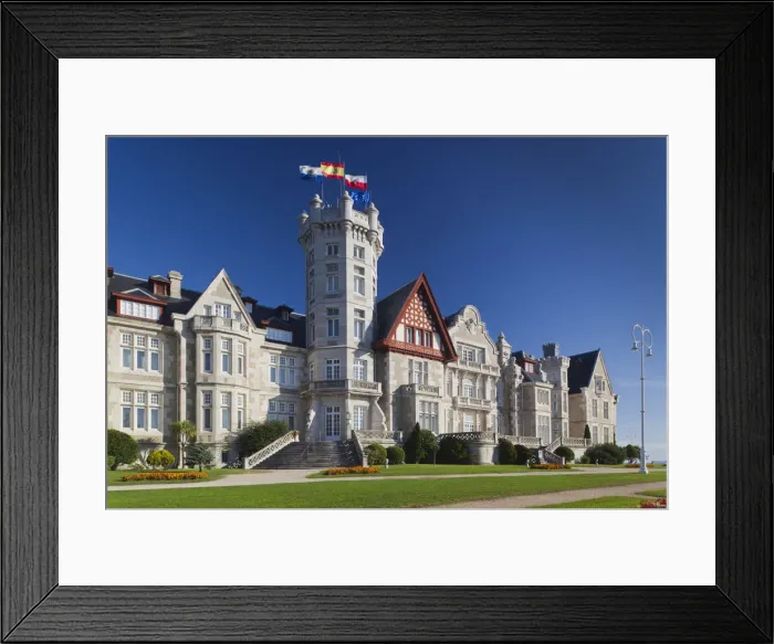 Framed Print : Spain, Cantabria Region, Cantabria Province, Santander, Peninsula de la Magdalena Framed Print : Spain, Cantabria Region, Cantabria Province, Santander, Peninsula de la Magdalena