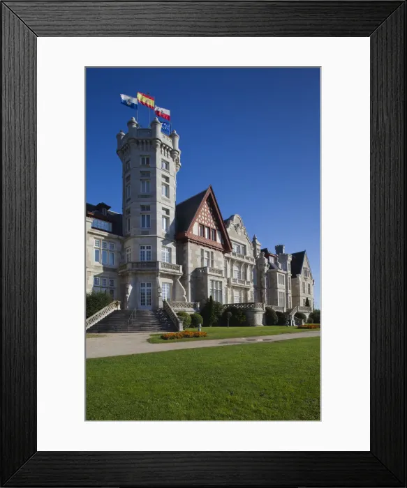Framed Print : Spain, Cantabria Region, Cantabria Province, Santander, Peninsula de la Magdalena Framed Print : Spain, Cantabria Region, Cantabria Province, Santander, Peninsula de la Magdalena