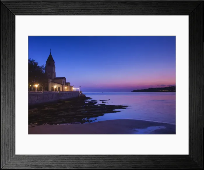 Framed Print : Spain, Asturias Region, Asturias Province, Gijon, Cimadevilla Old Town, Iglesia de Framed Print : Spain, Asturias Region, Asturias Province, Gijon, Cimadevilla Old Town, Iglesia de