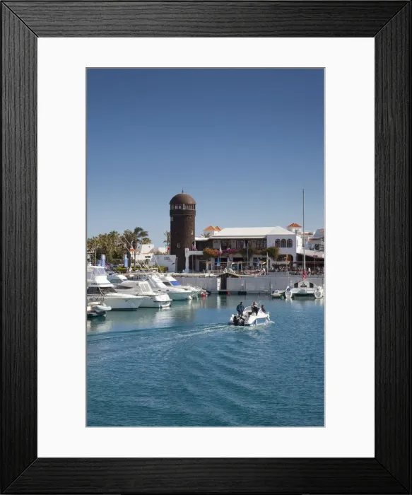 Framed Print : Marina, Fuste de Caleta (Costa Caleta), Fuerteventura, Canary Islands, Spain Framed Print : Marina, Fuste de Caleta (Costa Caleta), Fuerteventura, Canary Islands, Spain