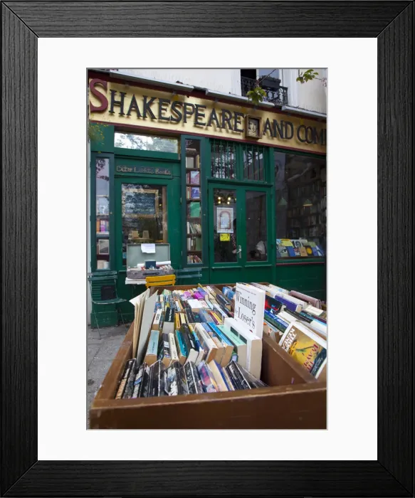 Framed Print : Shakespeare and Company bookshop, Latin Quarter, Paris, France Framed Print : Shakespeare and Company bookshop, Latin Quarter, Paris, France