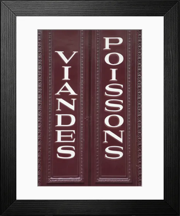 Framed Print : Restaurant, Ile St. Louis, Paris, France