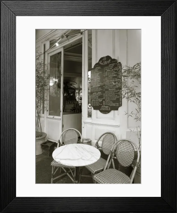 Framed Print : Cafe, Quai de L Hotel de Ville, Marais district, Paris, France Framed Print : Cafe, Quai de L Hotel de Ville, Marais district, Paris, France