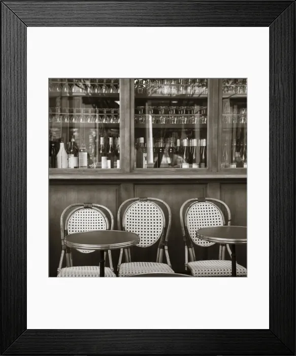 Framed Print : Cafe / Brasserie, Marais District, Paris, France Framed Print : Cafe / Brasserie, Marais District, Paris, France
