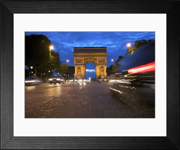 Framed Print : Arc de Triomphe, Champs Elysees, Paris, France Framed Print : Arc de Triomphe, Champs Elysees, Paris, France