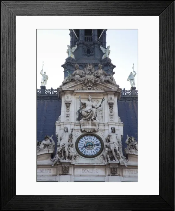 Framed Print : Hotel de Ville, Paris, France Framed Print : Hotel de Ville, Paris, France