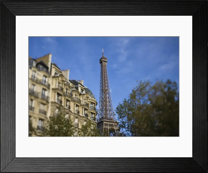Framed Print : France, Paris, Eiffel Tower and Avenue de Suffren buildings Framed Print : France, Paris, Eiffel Tower and Avenue de Suffren buildings