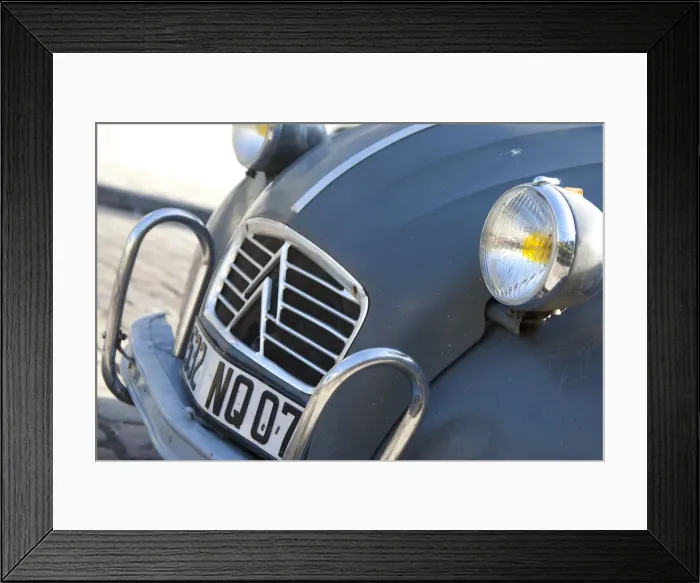 Framed Print : Citreon car, Montmartre, Paris, France
