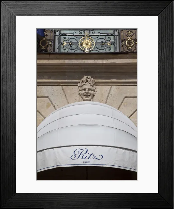 Framed Print : Ritz Hotel, Place Vendome, Paris, France Framed Print : Ritz Hotel, Place Vendome, Paris, France